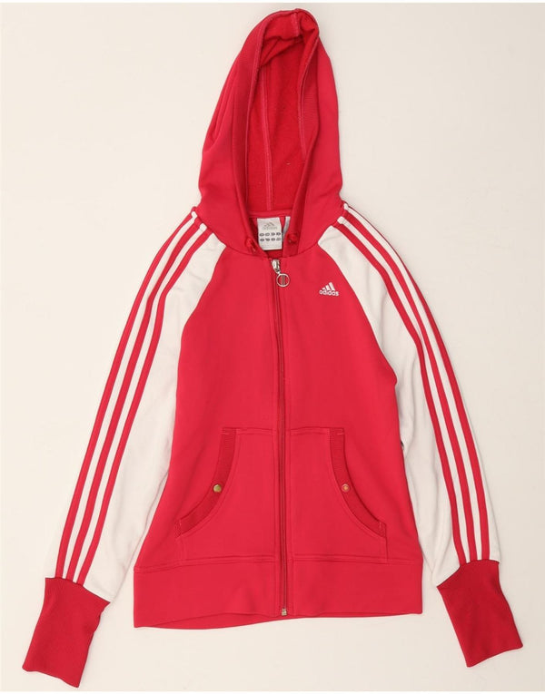 Adidas Γυναικείο πουλόβερ Clima 365 με φερμουάρ UK 8 Small Pink Colourblock