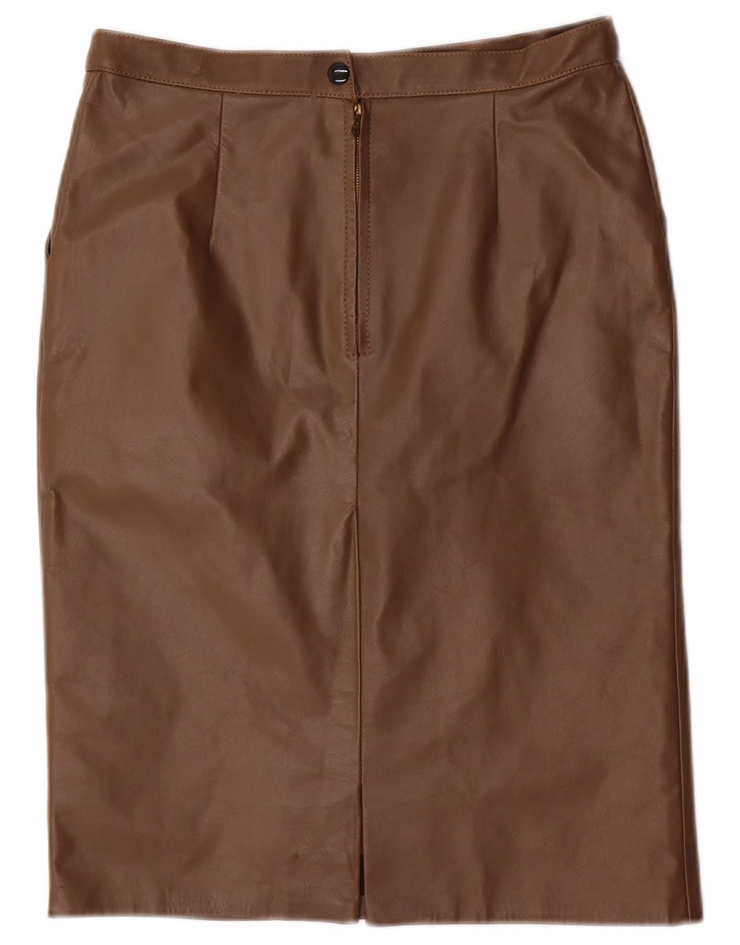 VINTAGE Γυναικεία Midi Pencil Φούστα W28 Μεσαίου καφέ