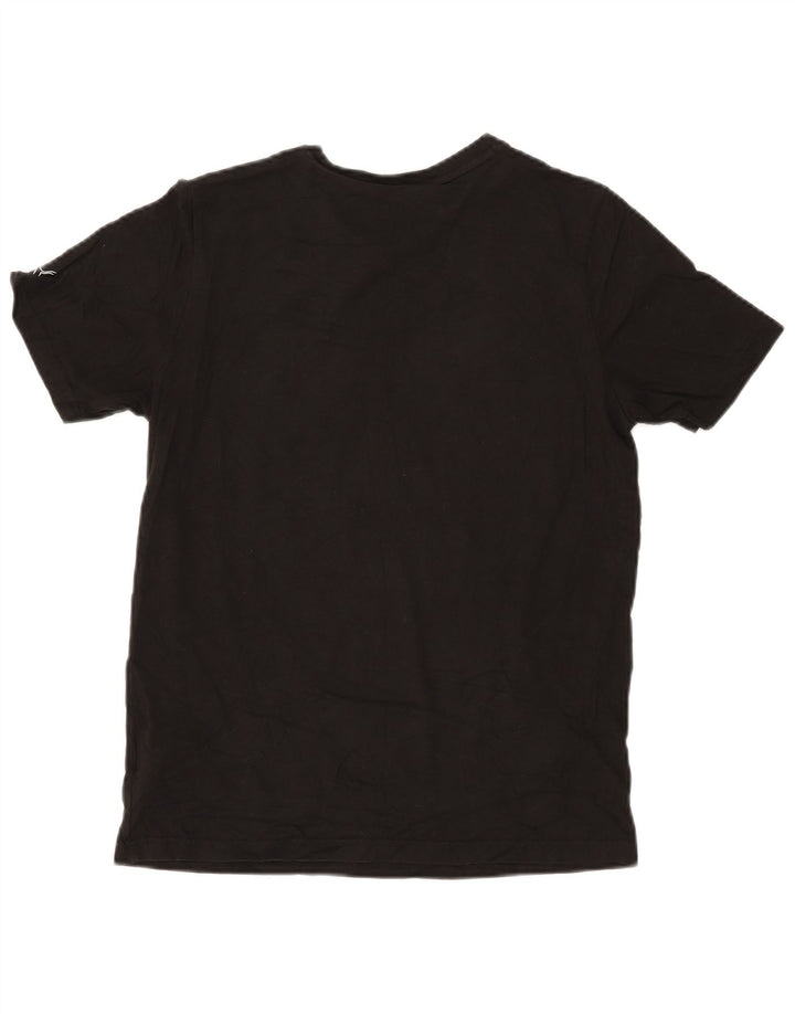 Ανδρικό γραφικό μπλουζάκι Puma Top Small Black Floral Βαμβακερό Nature