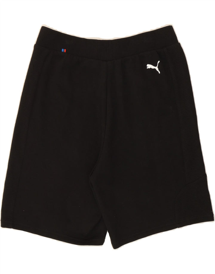 PUMA Mens Sport Shorts Medium  Black Cotton Vintage Puma and Second-Hand Puma from Messina Hembry 