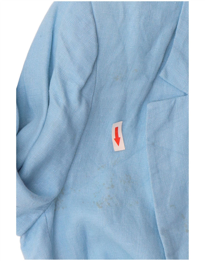Zara Γυναικείο Open Blazer Jacket UK 18 XL Blue