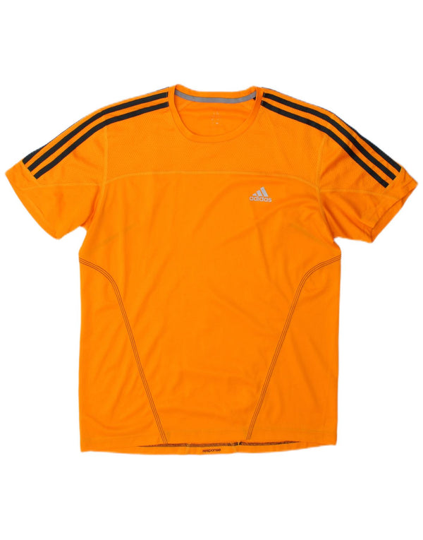 Ανδρικό T-Shirt Adidas Top Medium Orange Colourblock