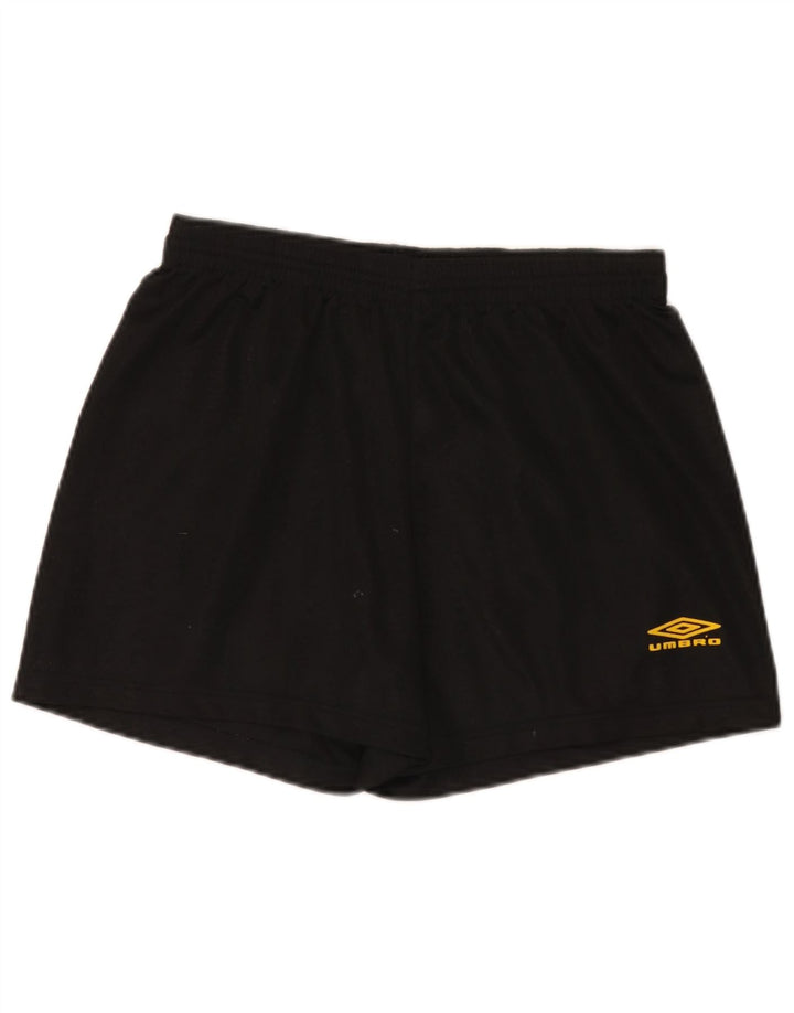 Ανδρικό αθλητικό σορτς Umbro, μεσαίο μαύρο πολυεστέρα