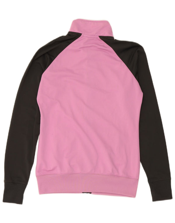 Γυναικεία φόρμα NIKE Top Jacket UK 10 Small Pink Colourblock Polyester