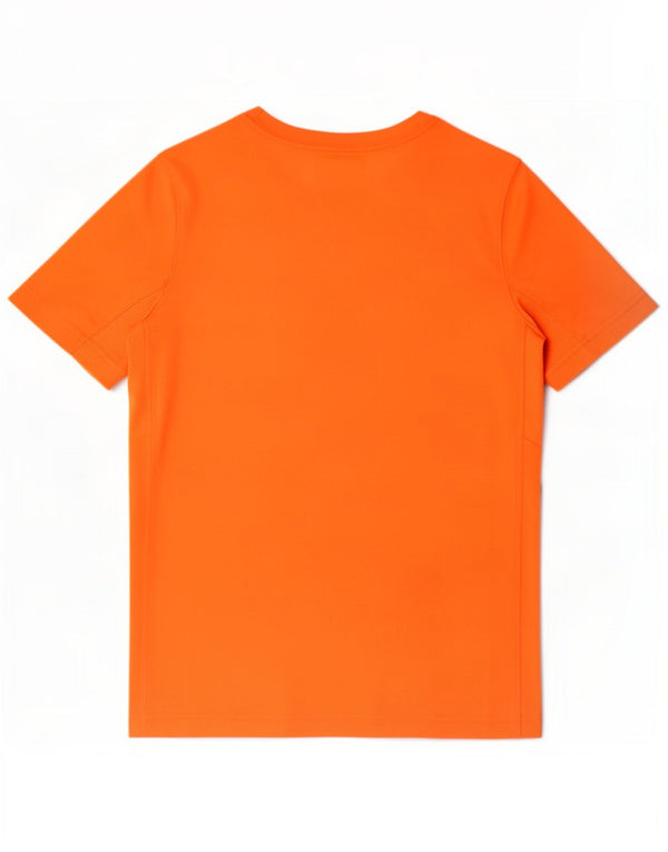 Γραφικό T-shirt Nike Boys Dri Fit Top 10-11 ετών Μεσαίο πορτοκαλί πολυεστέρας