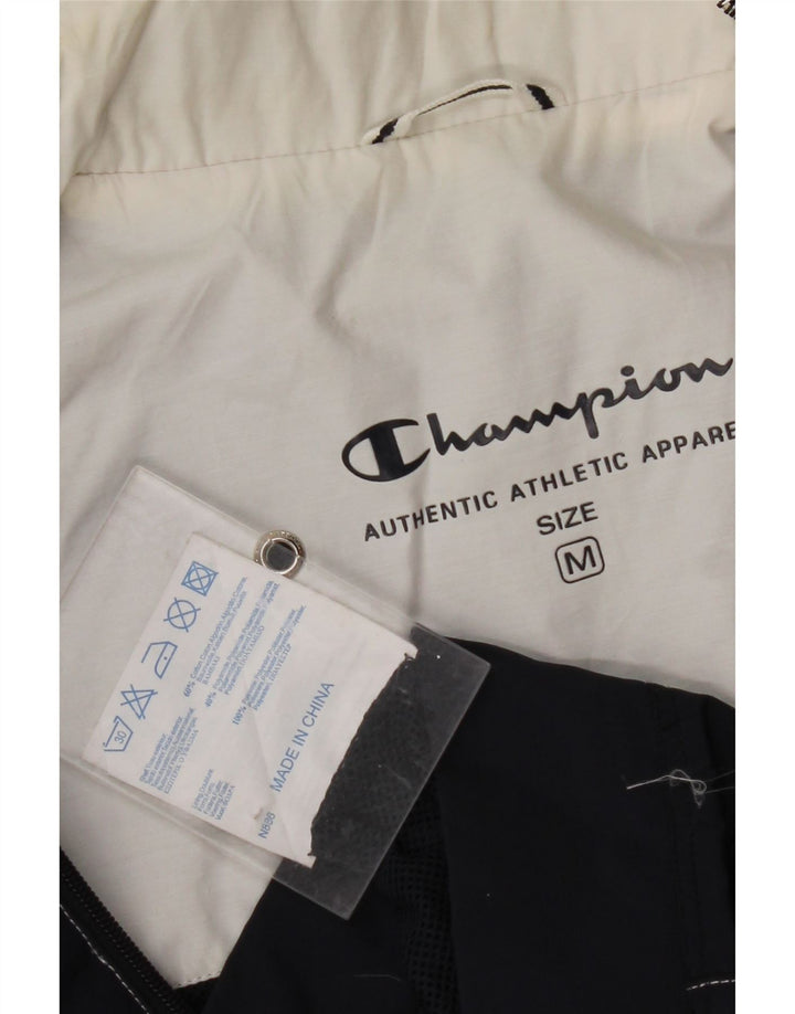 CHAMPION Womens Sleeveless Tracksuit Top Jacket UK 14 Medium Navy Blue