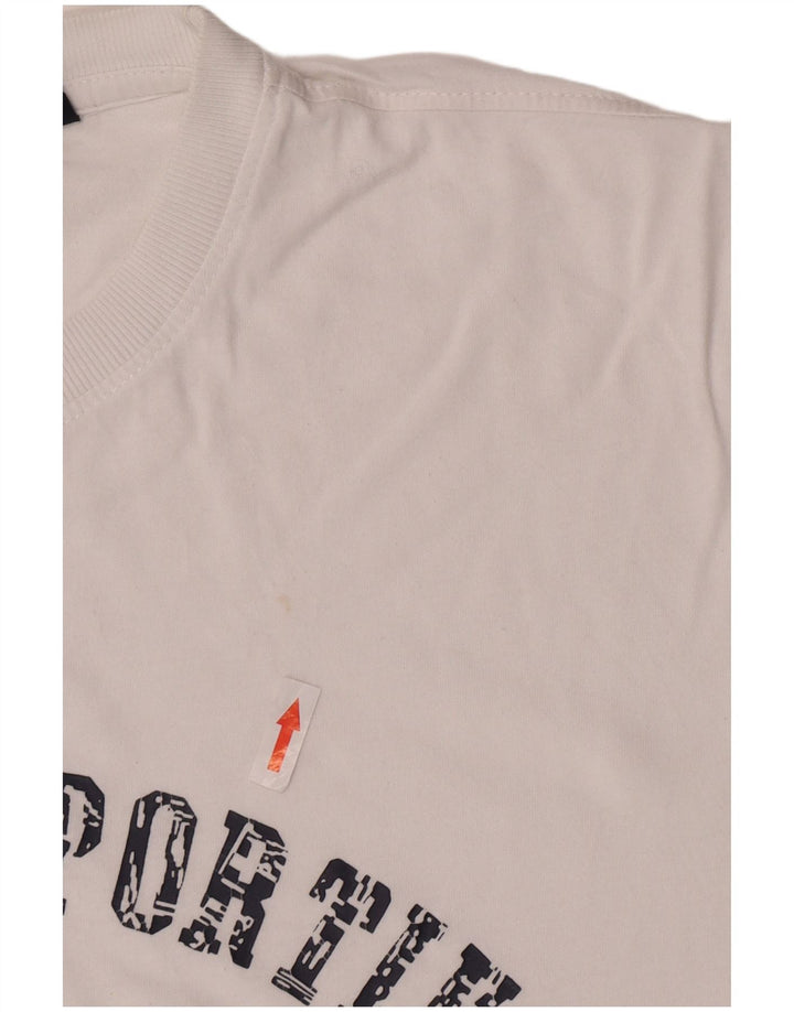 Ανδρικό γραφικό T-Shirt Fila Top XL Λευκό βαμβακερό