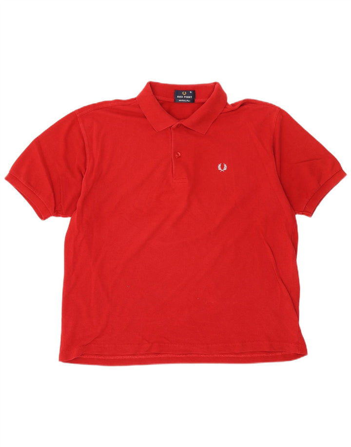 Fred Perry Ανδρικό πουκάμισο πόλο XL κόκκινο βαμβακερό