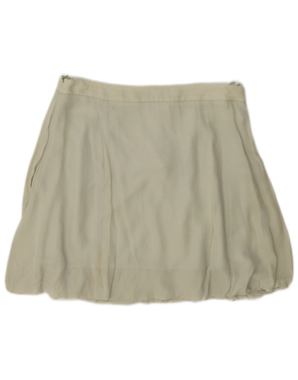 Emporio Armani Γυναικεία Mini Bubble Φούστα IT 40 Small W27 Green Silk