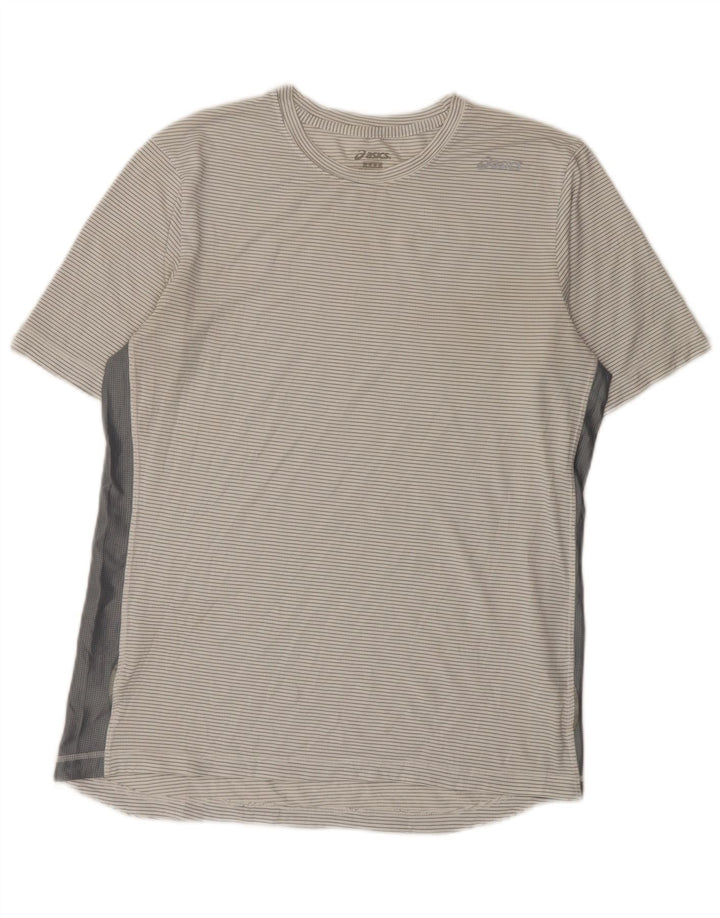 Ανδρικό T-Shirt Asics Τοπ μεσαίου λευκού πολυεστέρα
