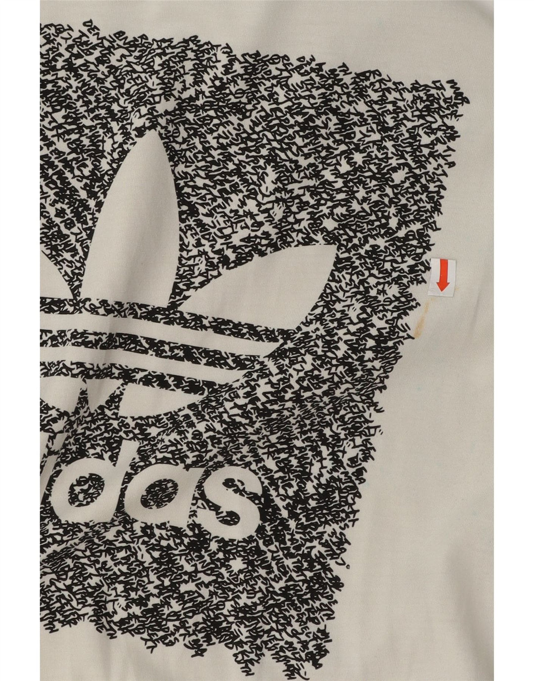 Ανδρικό γραφικό T-Shirt Adidas Top Μικρό λευκό βαμβακερό