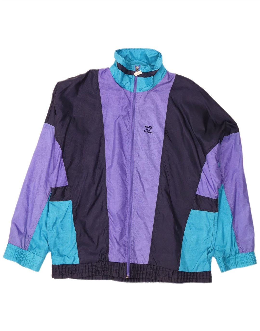 Ανδρική φόρμα Leopard Top Jacket Μεγάλο πολύχρωμο Colourblock Nylon