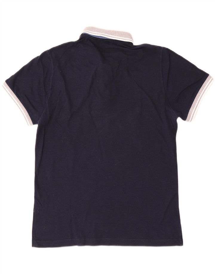 Fred Perry Ανδρικό πουκάμισο πόλο, μεσαίο μπλε ναυτικό, βαμβακερό