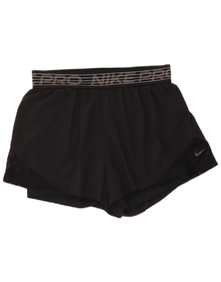 Γραφικό αθλητικό σορτς Nike Nike Dri Fit UK 12 μεσαίου μαύρου πολυεστέρα