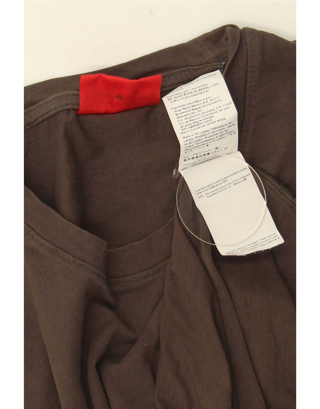 Ανδρικό T-Shirt Hugo Boss Top XL Γκρι βαμβακερό