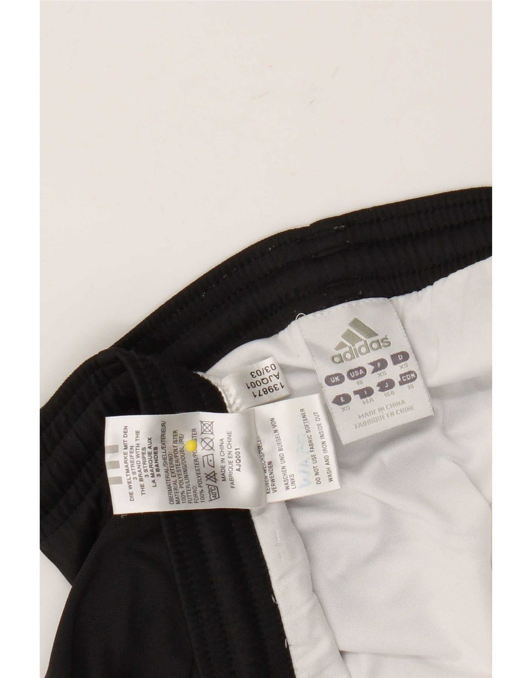 Adidas Boys Climalite σορτς 13-14 ετών μαύρο πολυεστέρα