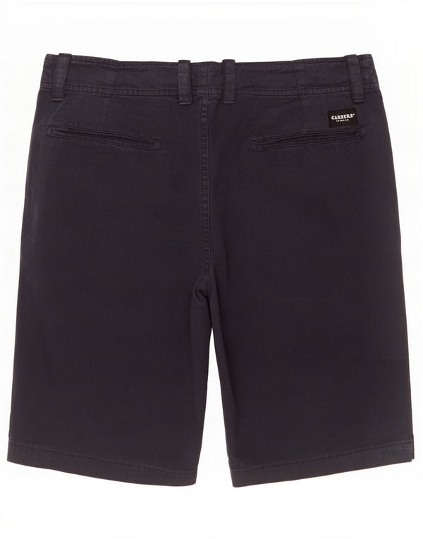 Carrera Mens Chino Shorts Medium W33 Navy Blue Cotton