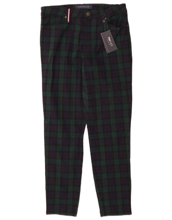 Tommy Hilfiger Γυναικείο παντελόνι Chino US 6 Medium W28 L28 Green Check