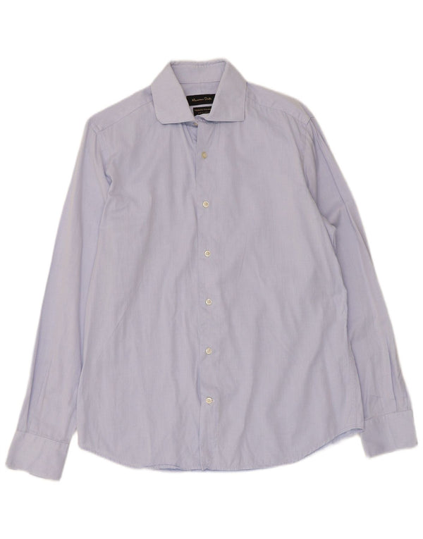 Ανδρικό πουκάμισο Massimo Dutti Μέγεθος 41 Medium Blue Argyle/Diamond