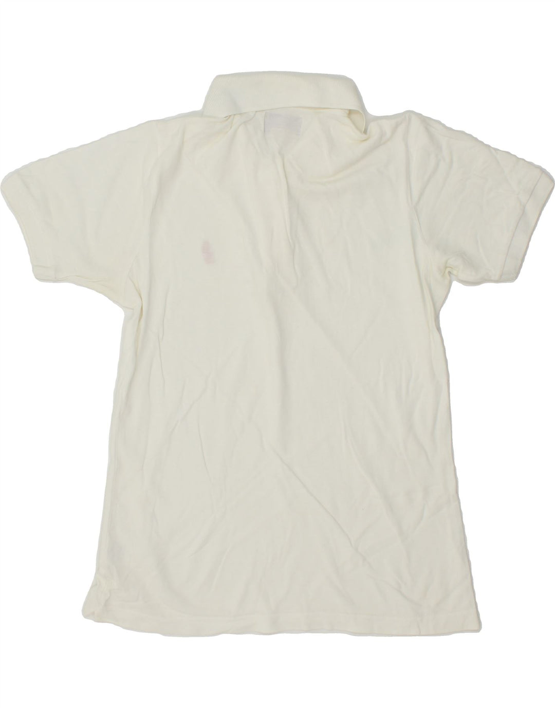 MARLBORO CLASSICS Womens Polo Shirt UK 12 Medium White Cotton Vintage Marlboro Classics and Second-Hand Marlboro Classics from Messina Hembry 
