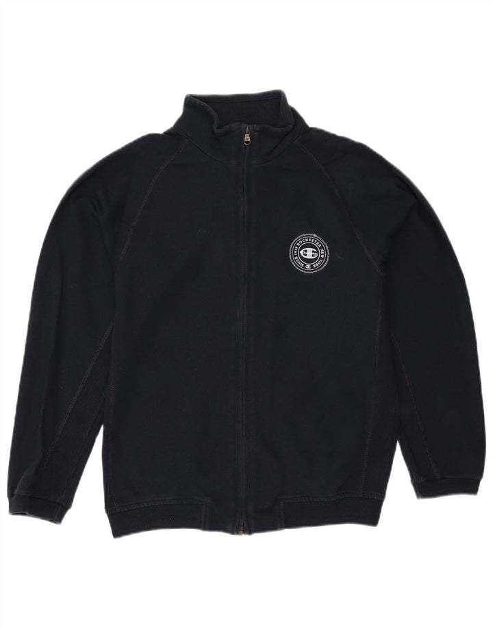 Champion Boys αθλητική φόρμα Top Jacket 11-12 Years Navy Blue Cotton