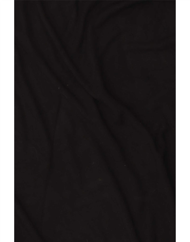 Zara Γυναικείο Abstract Pattern Top Μακρύ μακρυμάνικο UK 16 Large Μαύρο