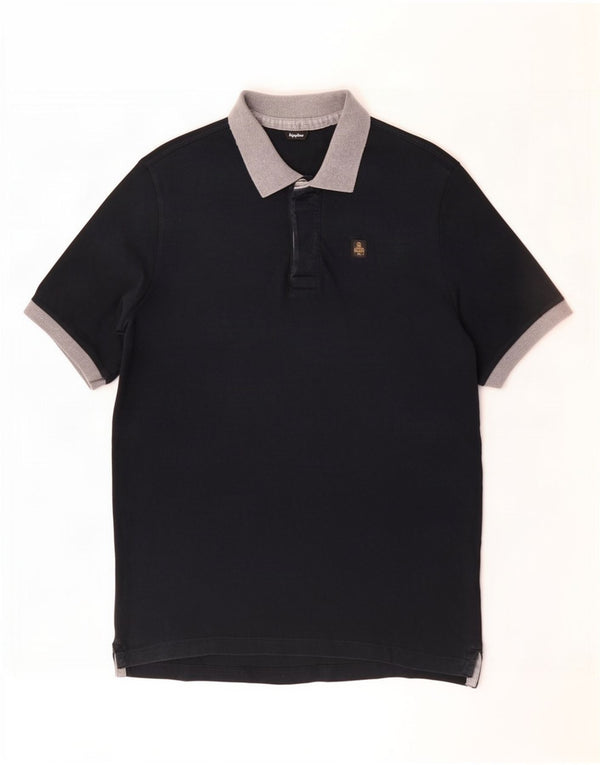 Ανδρικό πουκάμισο πόλο Refrigiwear 2XL Μαύρο Colourblock