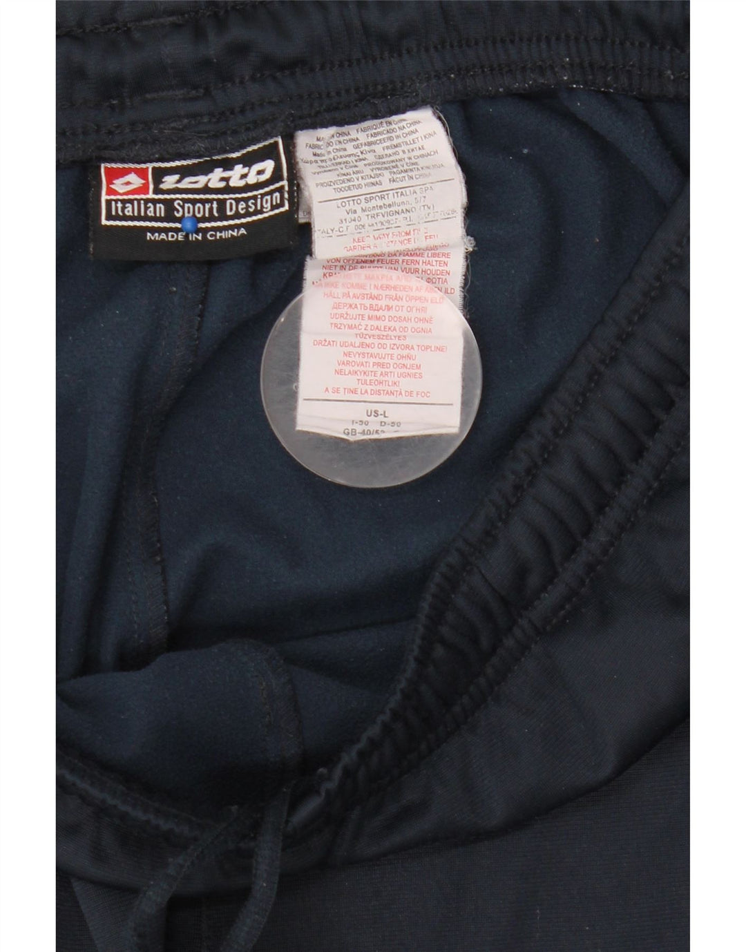 Ανδρική αθλητική φόρμα Lotto Παντελόνι Μεγάλο Navy Blue Polyester