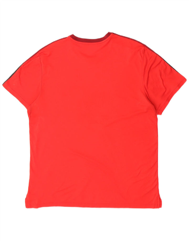 Ανδρικό T-Shirt Nike Top XL Red Colorblock Πολυεστέρας