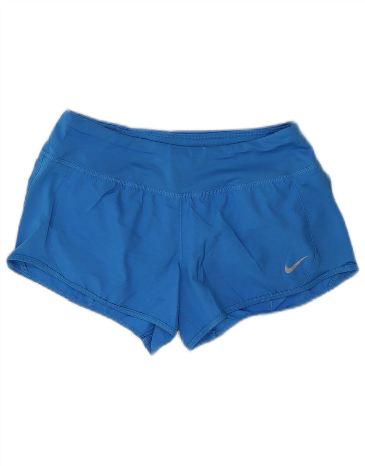 Γυναικείο αθλητικό σορτς NIKE Dri Fit UK 10 Small Blue Polyester