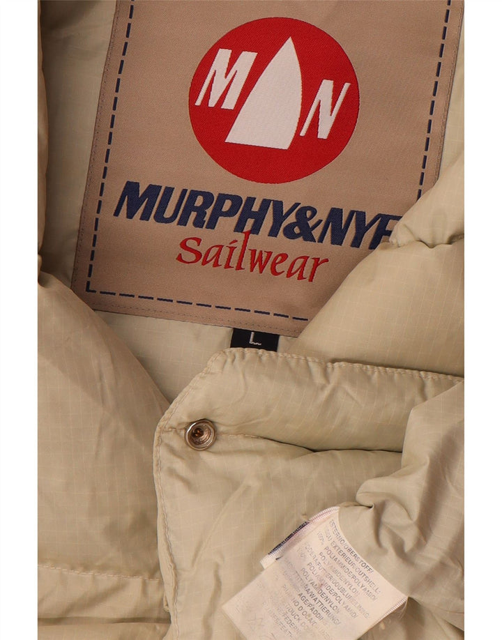 MURPHY & NYE Ανδρικά Sailmakers Padded Gilet UK 40 Large Off White Polyamide