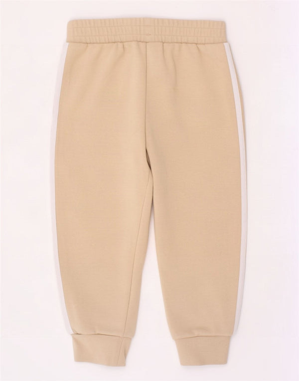 Adidas Κοριτσίστικες φόρμες παντελόνι Joggers 2-3 ετών Μπεζ βαμβακερό