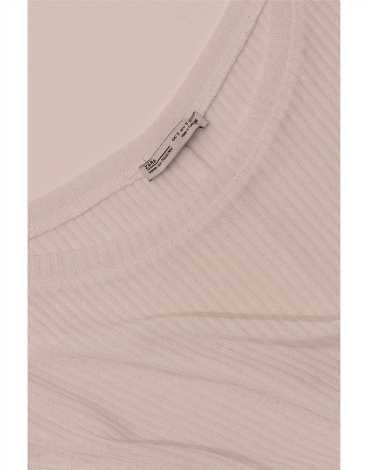 Zara Γυναικείο Γιλέκο Oversized Top UK 10 Small White