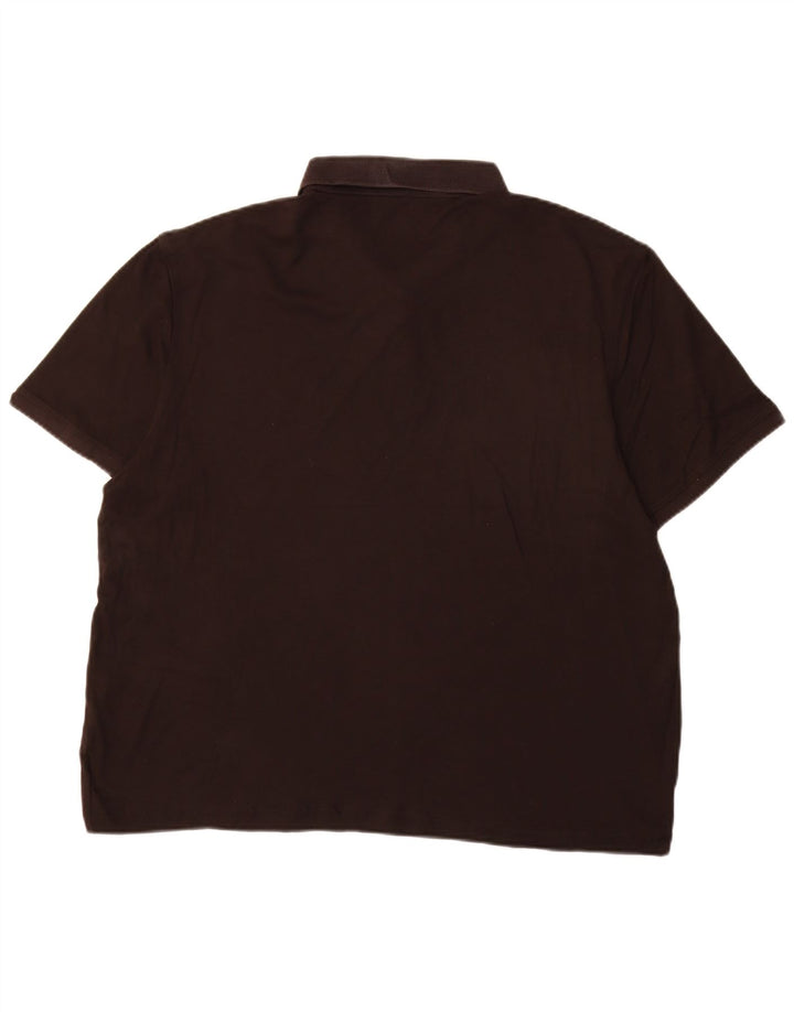 Ανδρικό πουκάμισο πόλο CALVIN KLEIN XL Μαύρο βαμβακερό