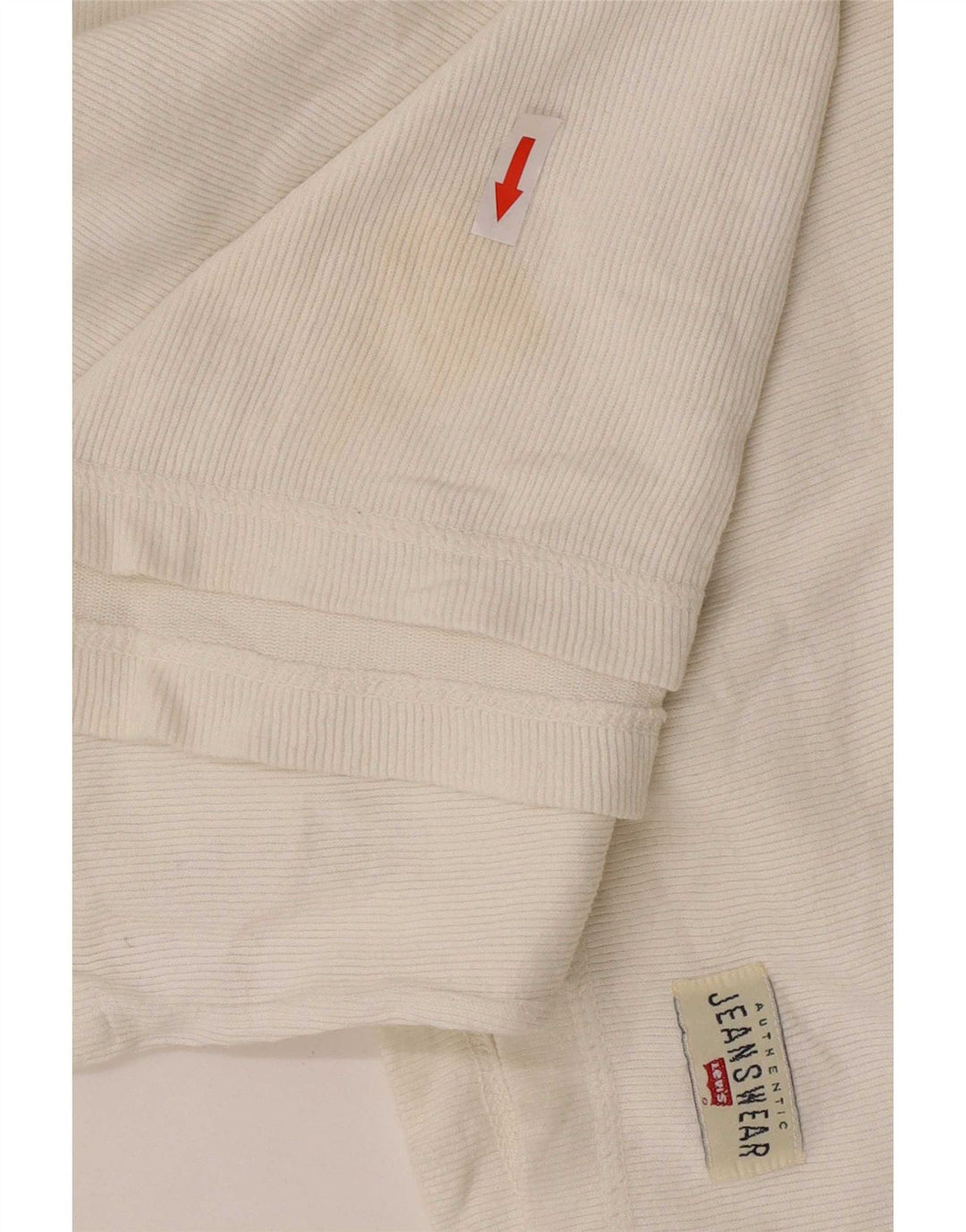 Ανδρικό τοπ Levi's μακρυμάνικο μεγάλο λευκό