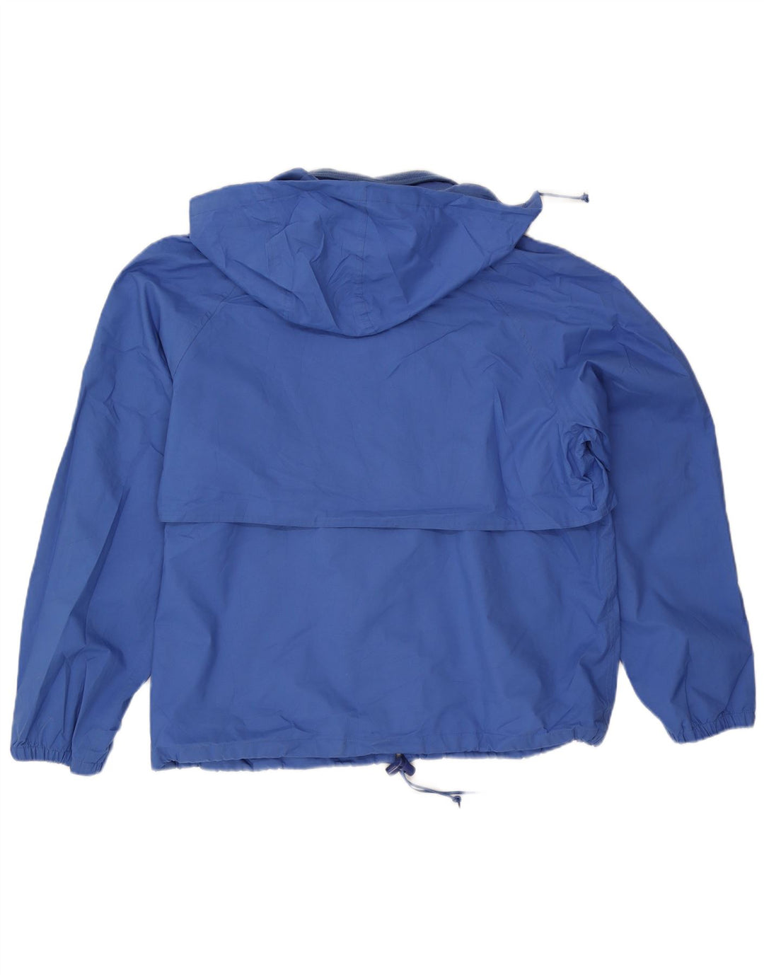Eddie Bauer Ανδρικό μπουφάν βροχής με κουκούλα UK 40 Large Blue Polyester