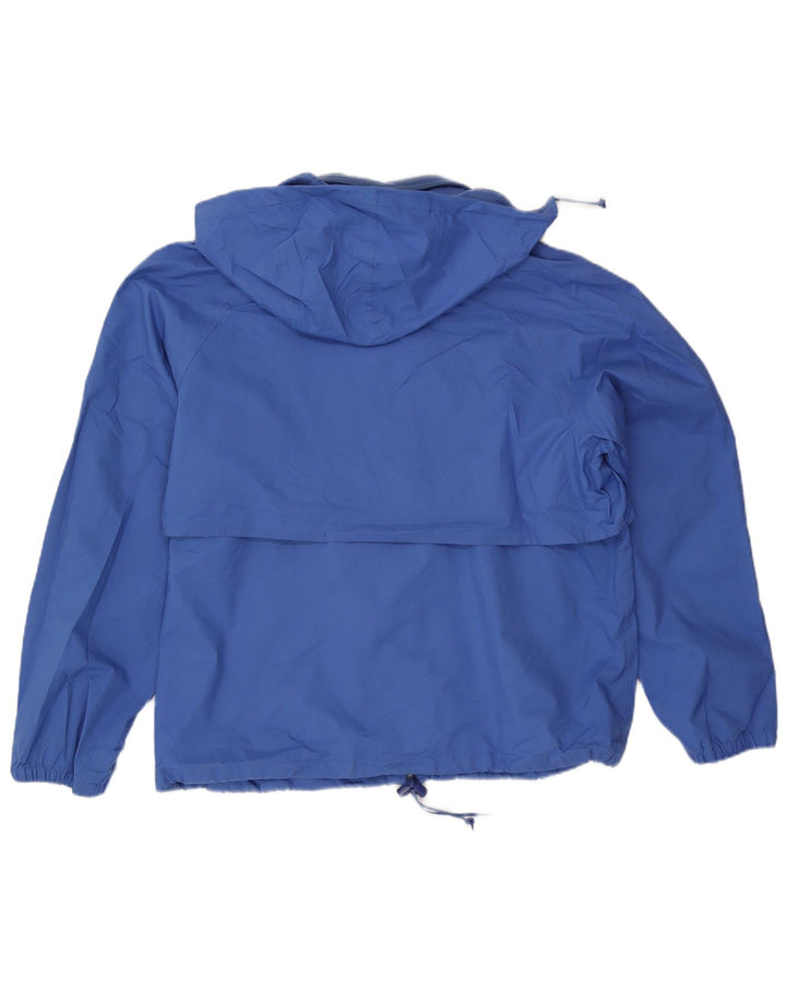 Eddie Bauer Ανδρικό μπουφάν βροχής με κουκούλα UK 40 Large Blue Polyester