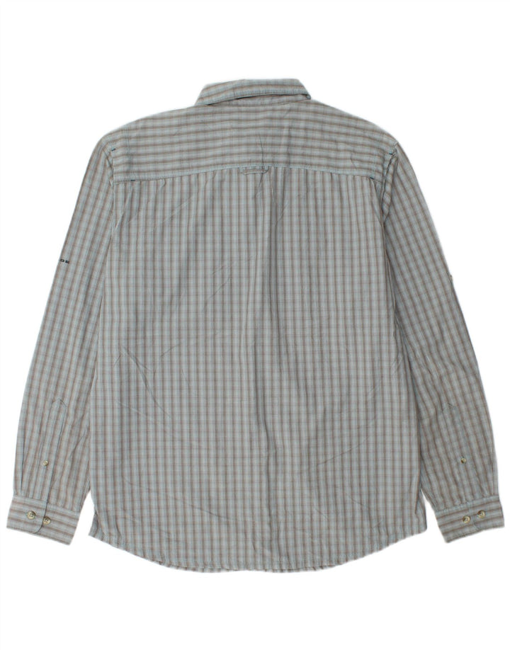 Ανδρικό πουκάμισο Columbia Large Blue Check Cotton
