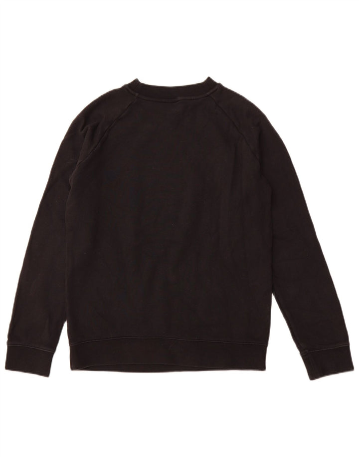 Γυναικεία γραφική φούτερ ADIDAS Jumper UK 10 Small Black Cotton