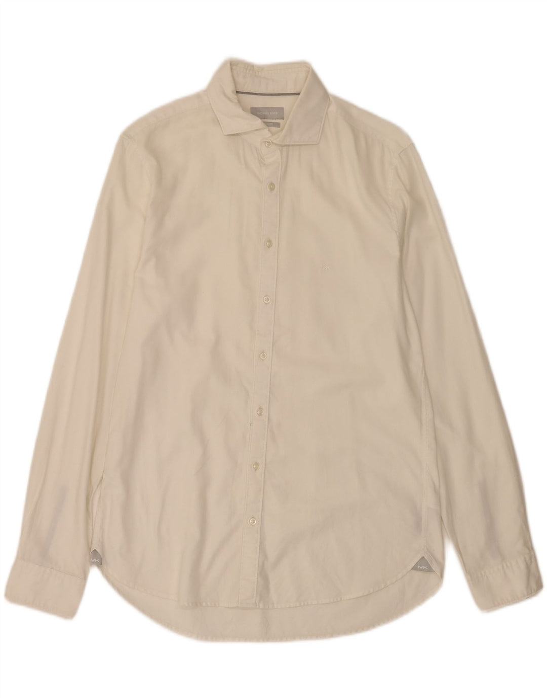 Ανδρικό πουκάμισο Michael Kors Slim Fit Μέγεθος 39 15 Μεσαίο λευκό βαμβακερό