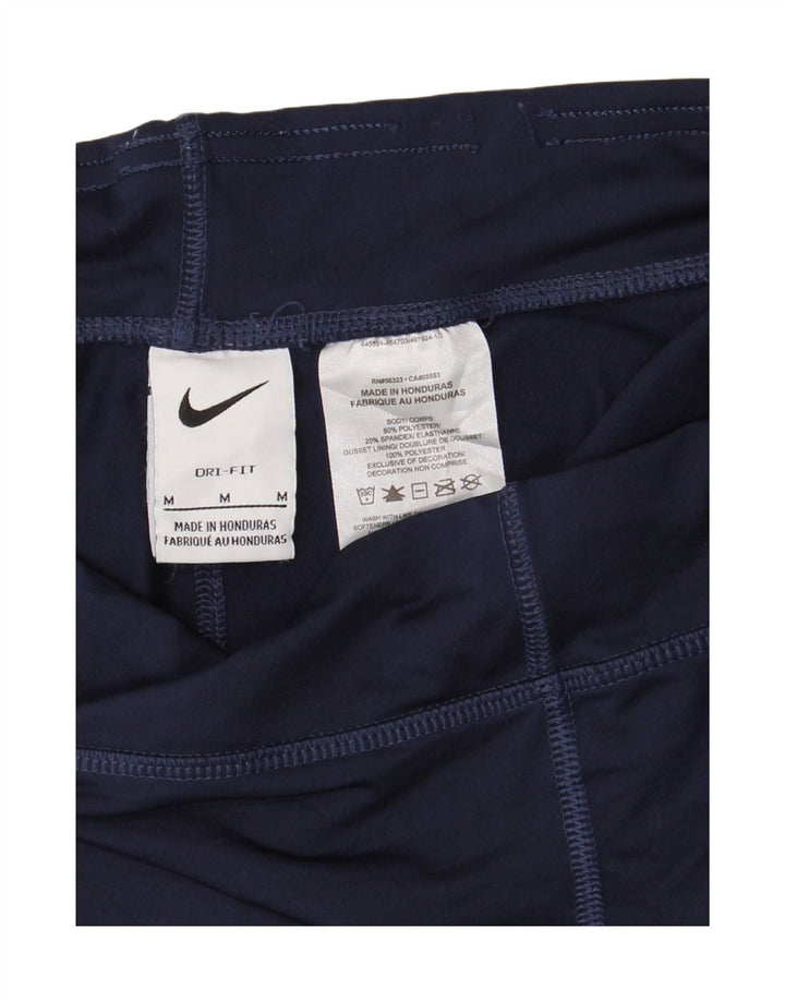 Γυναικείο αθλητικό σορτς NIKE Dri Fit UK 12 μεσαίου μπλε πολυεστέρα