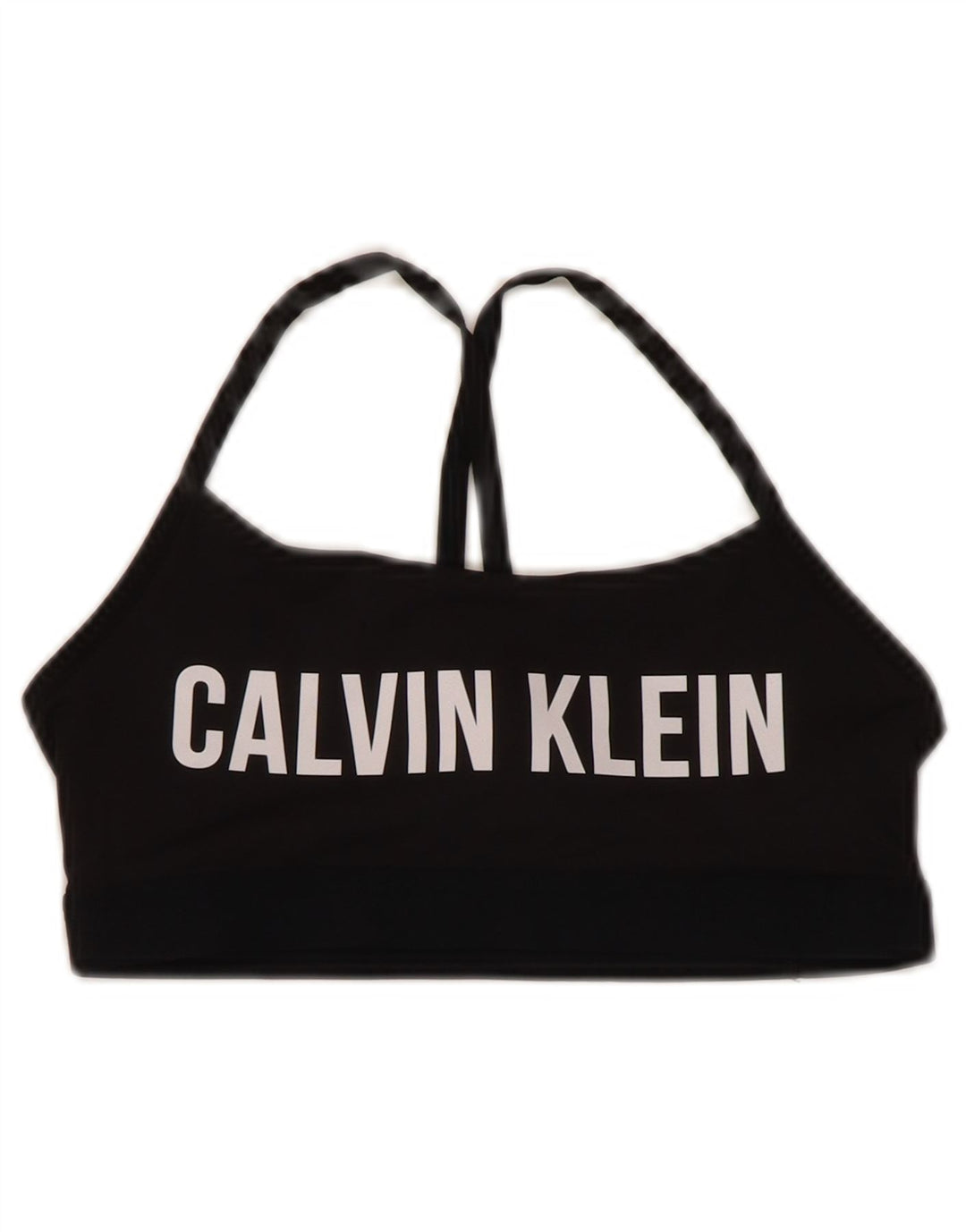 Γυναικείο γραφικό αθλητικό σουτιέν CALVIN KLEIN Top UK 8 Small Black
