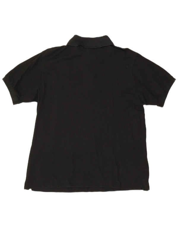 Ανδρικό μπλουζάκι πόλο LACOSTE 6 XL Μαύρο βαμβακερό