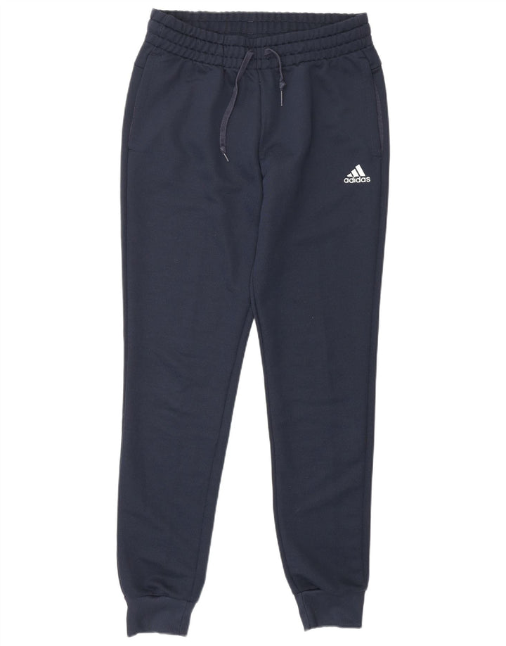 Γυναικεία αθλητική φόρμα Adidas Παντελόνι Joggers UK 8/10 Small Navy Blue Polyester