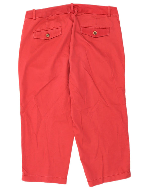 Dockers Γυναικείο παντελόνι Capri US 8 Medium W30 L20 Red Polyester