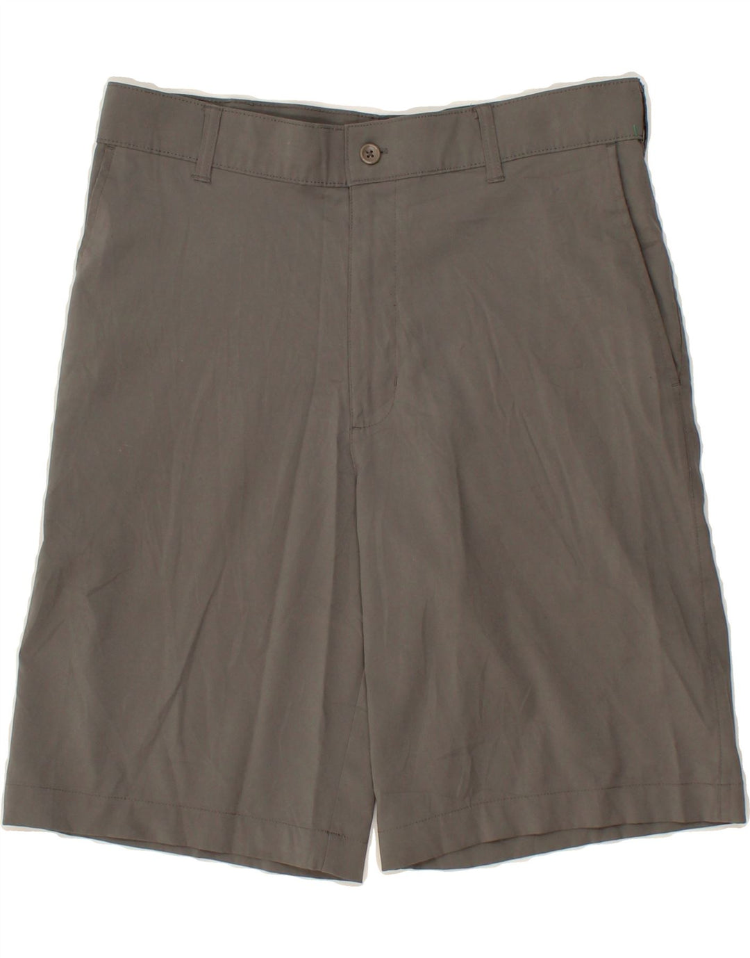 RUSSELL ATHLETIC Mens Chino Shorts W30 Medium Grey Polyester Vintage Russell Athletic and Second-Hand Russell Athletic from Messina Hembry 