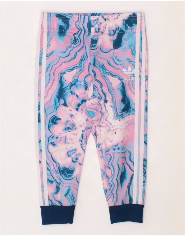 Παντελόνι αθλητικής φόρμας Adidas Baby Girls Joggers 12-18 μηνών Pink Tie Dye