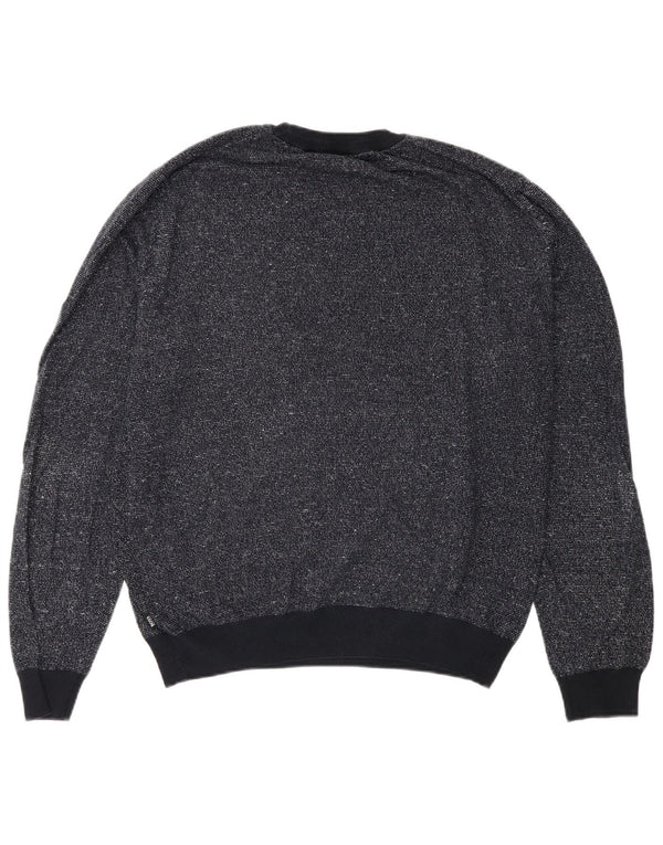 Ανδρικό πουλόβερ Hugo Boss Loose Fit Crew Neck Jumper Small Navy Blue Flecked