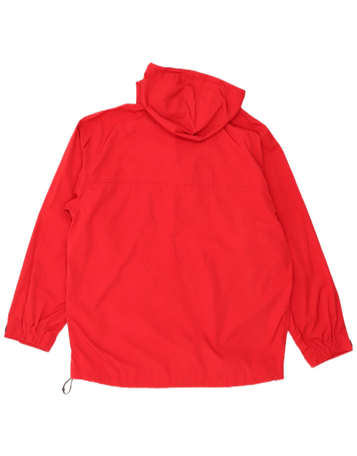Ανδρικό μπουφάν Timberland με κουκούλα γραφικό Anorak UK 38 Medium Red Polyester