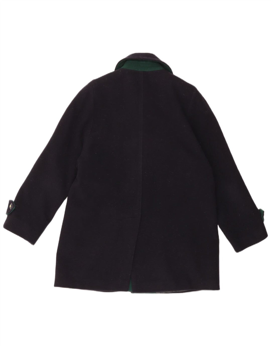 DORENE Γυναικείο Πανωφόρι UK 12 Medium Navy Blue Wool